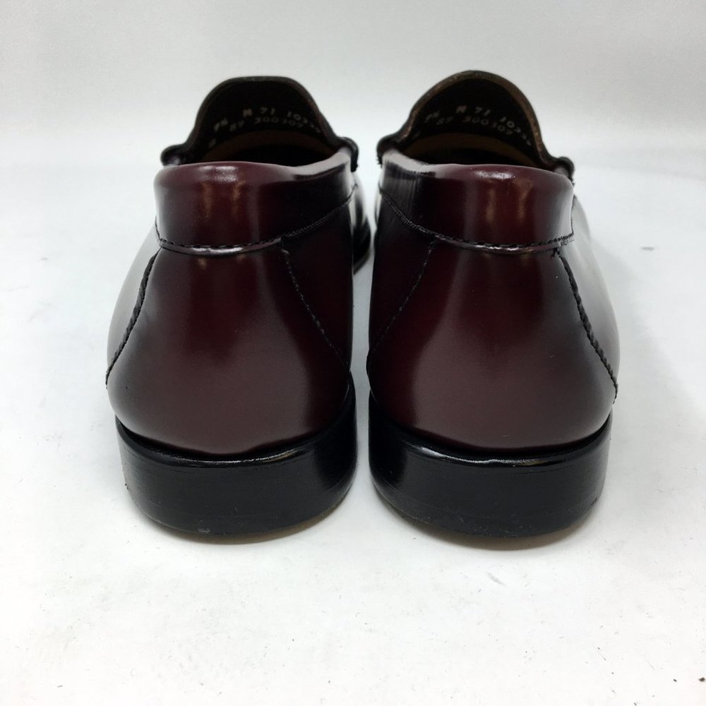 Bass Weejuns Men Whitney Cordovan Penny Loafer 9.5 - Picture 8 of 13